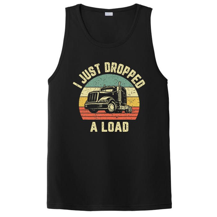 Funny Trucker Big Rig Semi Trailer Truck Driver Gift PosiCharge Competitor Tank