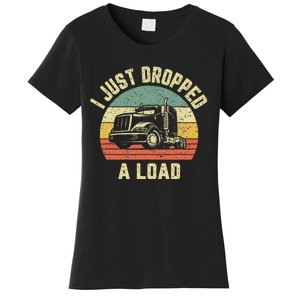 Funny Trucker Big Rig Semi Trailer Truck Driver Gift Women's T-Shirt