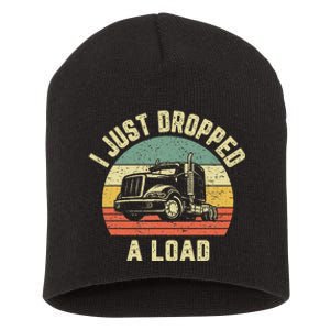 Funny Trucker Big Rig Semi Trailer Truck Driver Gift Short Acrylic Beanie