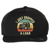 Funny Trucker Big Rig Semi Trailer Truck Driver Gift Wool Snapback Cap