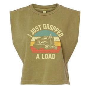 Funny Trucker Big Rig Semi Trailer Truck Driver Gift Garment-Dyed Women's Muscle Tee