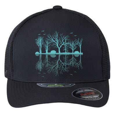 Forest Trees Birds Nature Lovers Wildlife Camping Flexfit Unipanel Trucker Cap