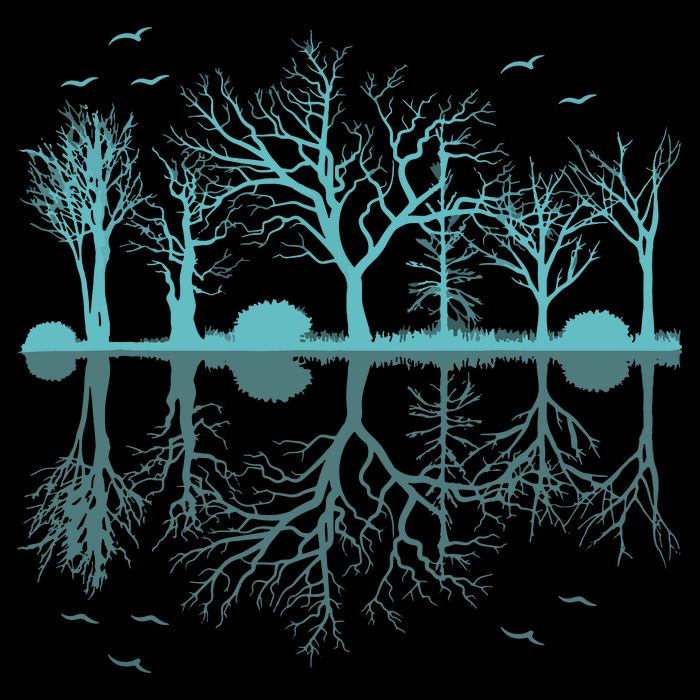 Forest Trees Birds Nature Lovers Wildlife Camping Cooling Performance Crew T-Shirt