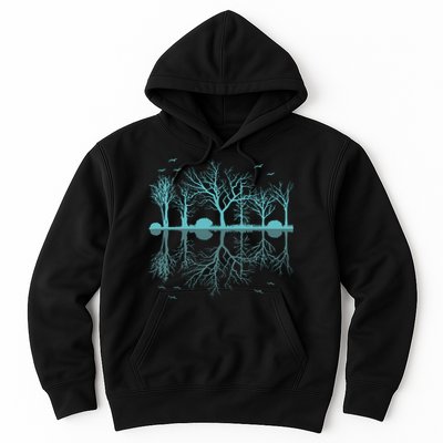 Forest Trees Birds Nature Lovers Wildlife Camping Hoodie