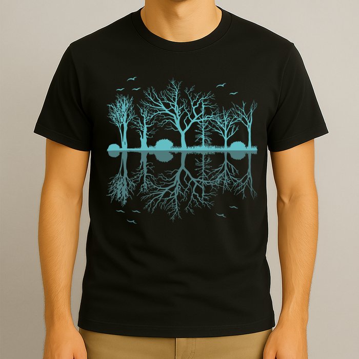 Forest Trees Birds Nature Lovers Wildlife Camping T-Shirt