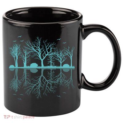 Forest Trees Birds Nature Lovers Wildlife Camping 11oz C Handle Ceramic Mug