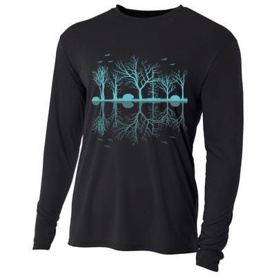 Forest Trees Birds Nature Lovers Wildlife Camping Cooling Performance Long Sleeve Crew