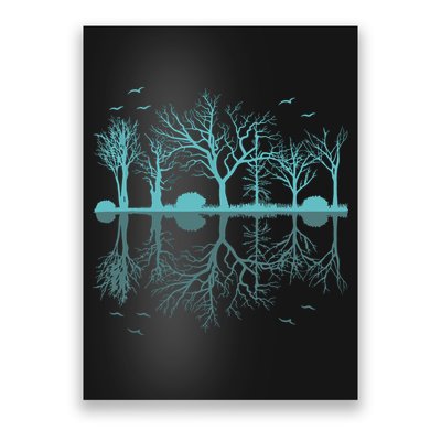 Forest Trees Birds Nature Lovers Wildlife Camping Poster