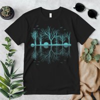 Forest Trees Birds Nature Lovers Wildlife Camping Premium T-Shirt