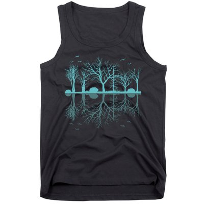 Forest Trees Birds Nature Lovers Wildlife Camping Tank Top