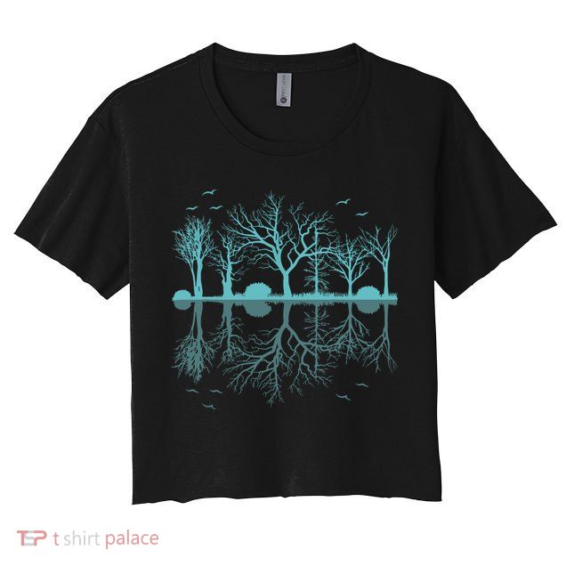 Forest Trees Birds Nature Lovers Wildlife Camping Crop Top