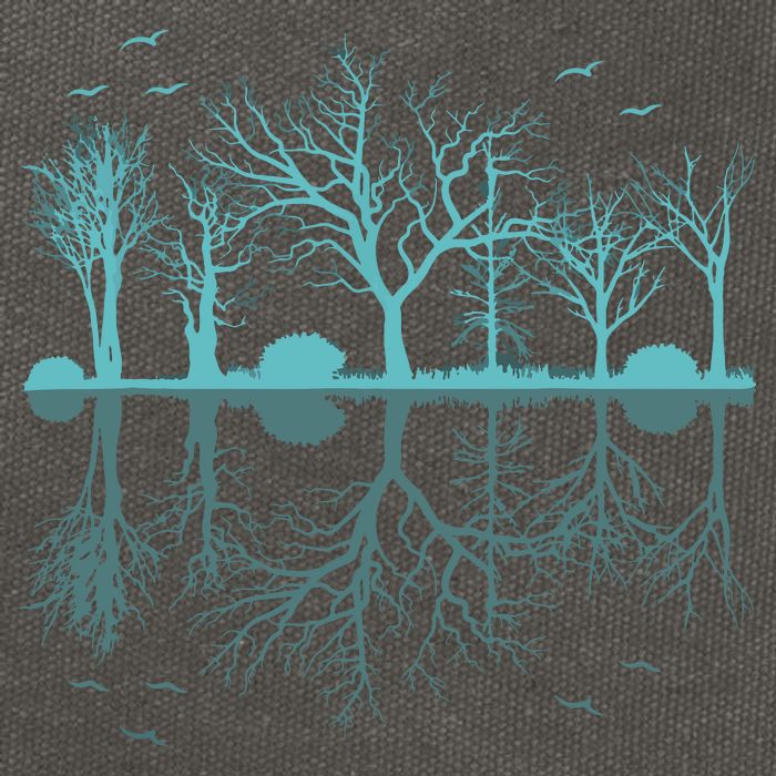 Forest Trees Birds Nature Lovers Wildlife Camping Cotton Canvas Backpack