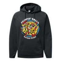 funny Trippin' Balls And Eatin' Nachos! By Yoraytees Performance Fleece Hoodie