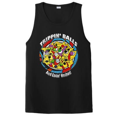 funny Trippin' Balls And Eatin' Nachos! By Yoraytees PosiCharge Competitor Tank