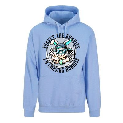 Forget The Bunnies Im Chasing Hunnies Easter Bunny Unisex Surf Hoodie