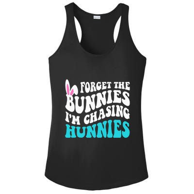 Forget The Bunnies IM Chasing Hunnies Ladies PosiCharge Competitor Racerback Tank