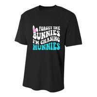 Forget The Bunnies IM Chasing Hunnies Youth Performance Sprint T-Shirt
