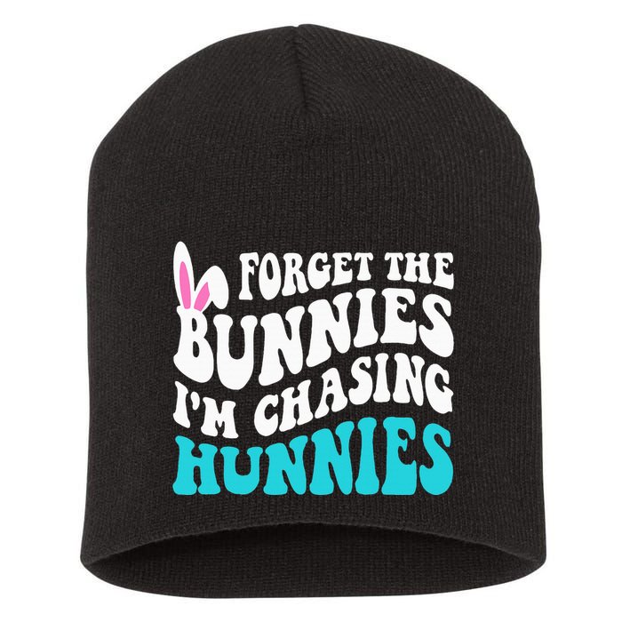 Forget The Bunnies IM Chasing Hunnies Short Acrylic Beanie
