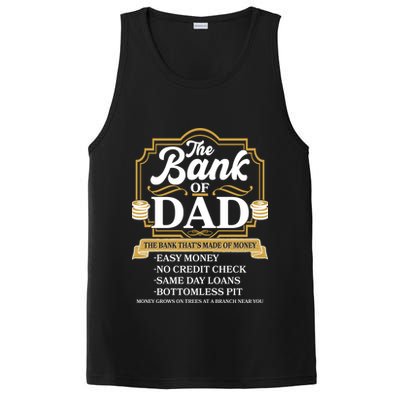 Funny The Bank Of Dad The Bank That's Made Of Money PosiCharge Competitor Tank