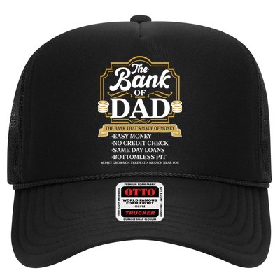 Funny The Bank Of Dad The Bank That's Made Of Money Trucker Hat
