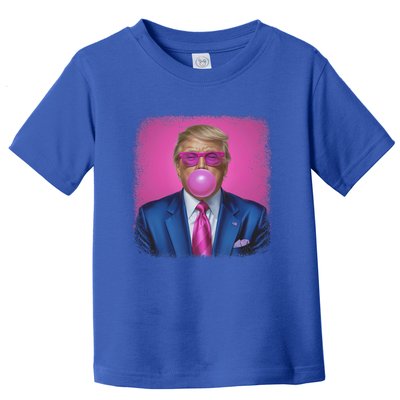 Funny Trump Bubble Gum Sunglasses Felon President 2024 Meaningful Gift Toddler T-Shirt