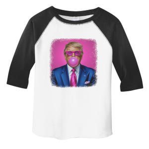 Funny Trump Bubble Gum Sunglasses Felon President 2024 Meaningful Gift Toddler Fine Jersey T-Shirt