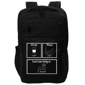 First Then Board Funny School Psychologist Special Education Impact Tech Backpack