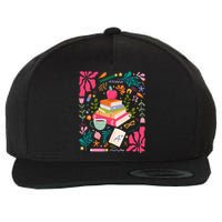 Floral Teacher Back To School Fall Wool Snapback Cap