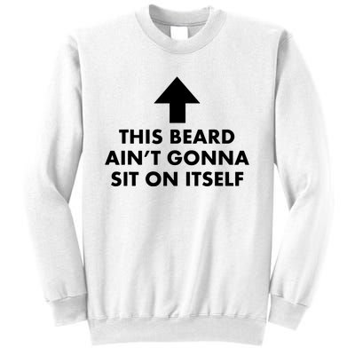 Funny This Beard Aint Gonna Sit On Itself Gift Sweatshirt