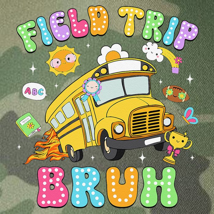 Field Trip Bruh Happy Field Day 2025 Let The Games Begin Legacy Tie Dye Trucker Hat