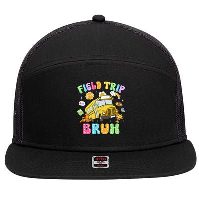 Field Trip Bruh Happy Field Day 2025 Let The Games Begin 7 Panel Mesh Trucker Snapback Hat