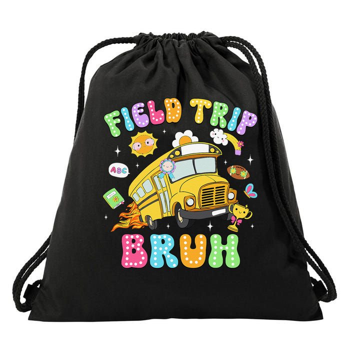 Field Trip Bruh Happy Field Day 2025 Let The Games Begin Drawstring Bag