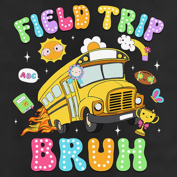 Field Trip Bruh Happy Field Day 2025 Let The Games Begin Golf Towel