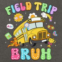 Field Trip Bruh Happy Field Day 2025 Let The Games Begin Cotton Canvas Backpack