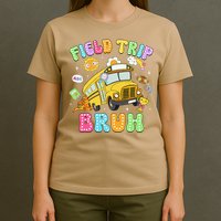 Field Trip Bruh Happy Field Day 2025 Let The Games Begin T-Shirt