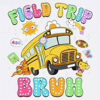 Field Trip Bruh Happy Field Day 2025 Let The Games Begin Garment-Dyed Sweatshirt
