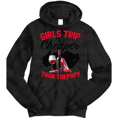 Funny Trip Bachelorette Wine Party Weekend Squad Tie Dye Hoodie