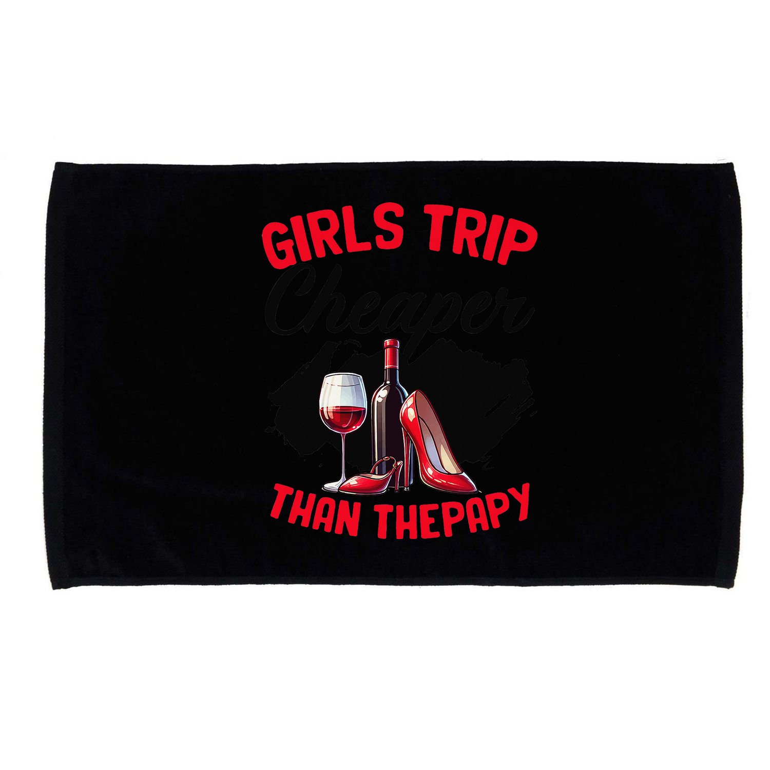 Funny Trip Bachelorette Wine Party Weekend Squad Microfiber Hand Towel