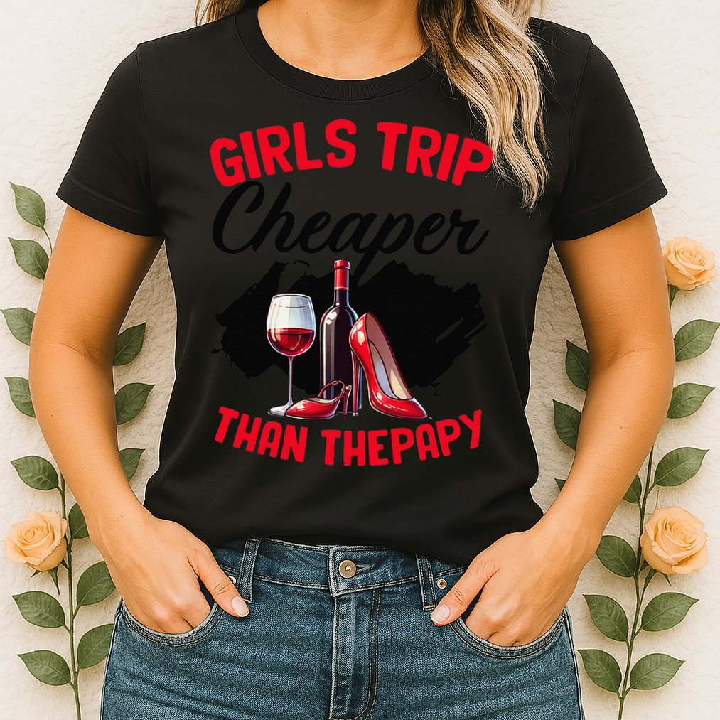 Funny Trip Bachelorette Wine Party Weekend Squad Womens T-Shirt
