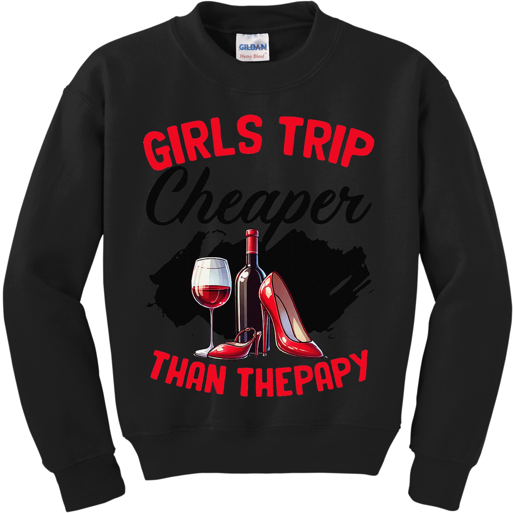 Funny Trip Bachelorette Wine Party Weekend Squad Kids Sweatshirt
