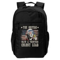 Funny The British Blew A 13 Colony Lead 4th Of July Us Flag Backpack