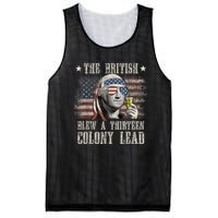 Funny The British Blew A 13 Colony Lead 4th Of July Us Flag Mesh Reversible Basketball Jersey Tank