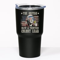 Funny The British Blew A 13 Colony Lead 4th Of July Us Flag Tumbler