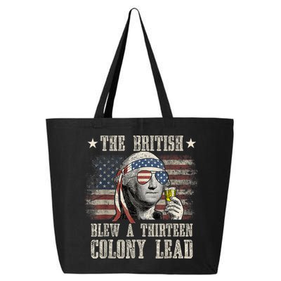 Funny The British Blew A 13 Colony Lead 4th Of July Us Flag 25L Jumbo Tote