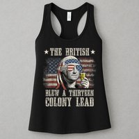 Funny The British Blew A 13 Colony Lead 4th Of July Us Flag Womens Tank Top