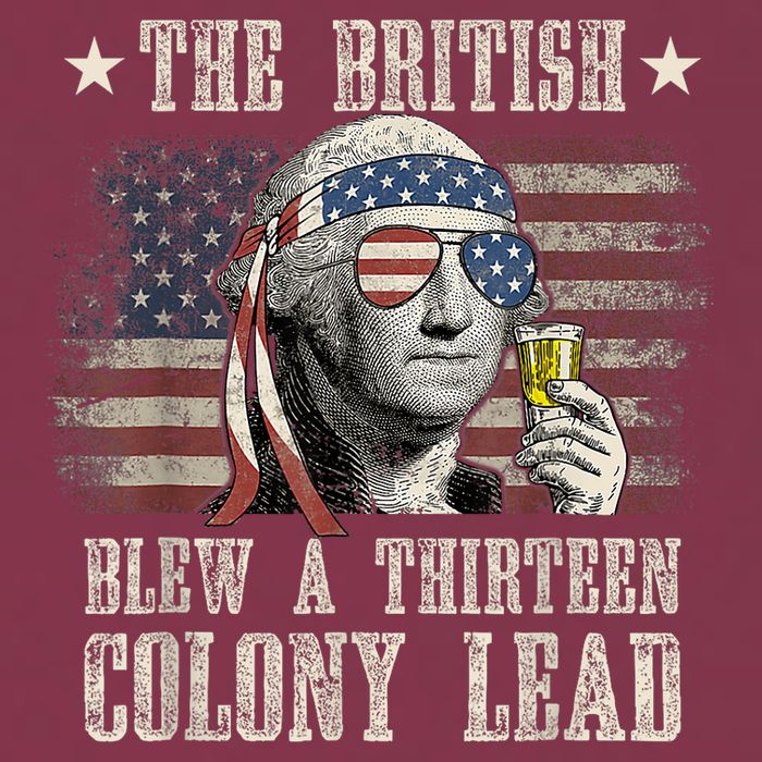 Funny The British Blew A 13 Colony Lead 4th Of July Us Flag 16oz Travel Tumbler