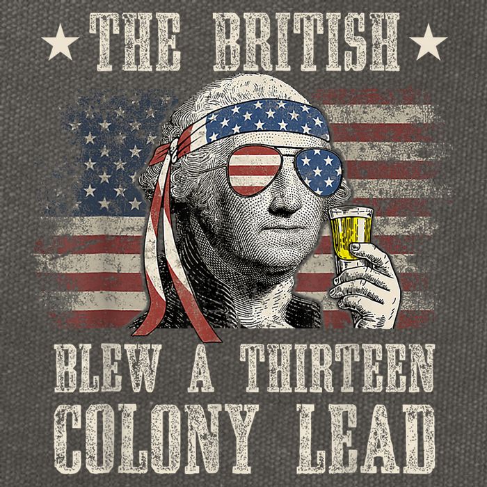 Funny The British Blew A 13 Colony Lead 4th Of July Us Flag Cotton Canvas Backpack