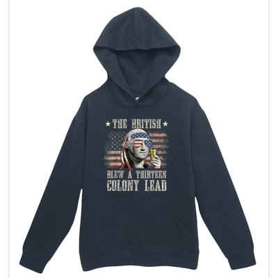 Funny The British Blew A 13 Colony Lead 4th Of July Us Flag Urban Pullover Hoodie