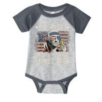 Funny The British Blew A 13 Colony Lead 4th Of July Us Flag Infant Baby Jersey Bodysuit