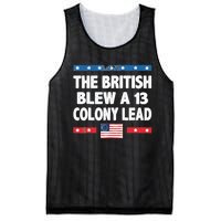 Funny The British Blew A Thirteen Colony Lead 4th Of July Mesh Reversible Basketball Jersey Tank